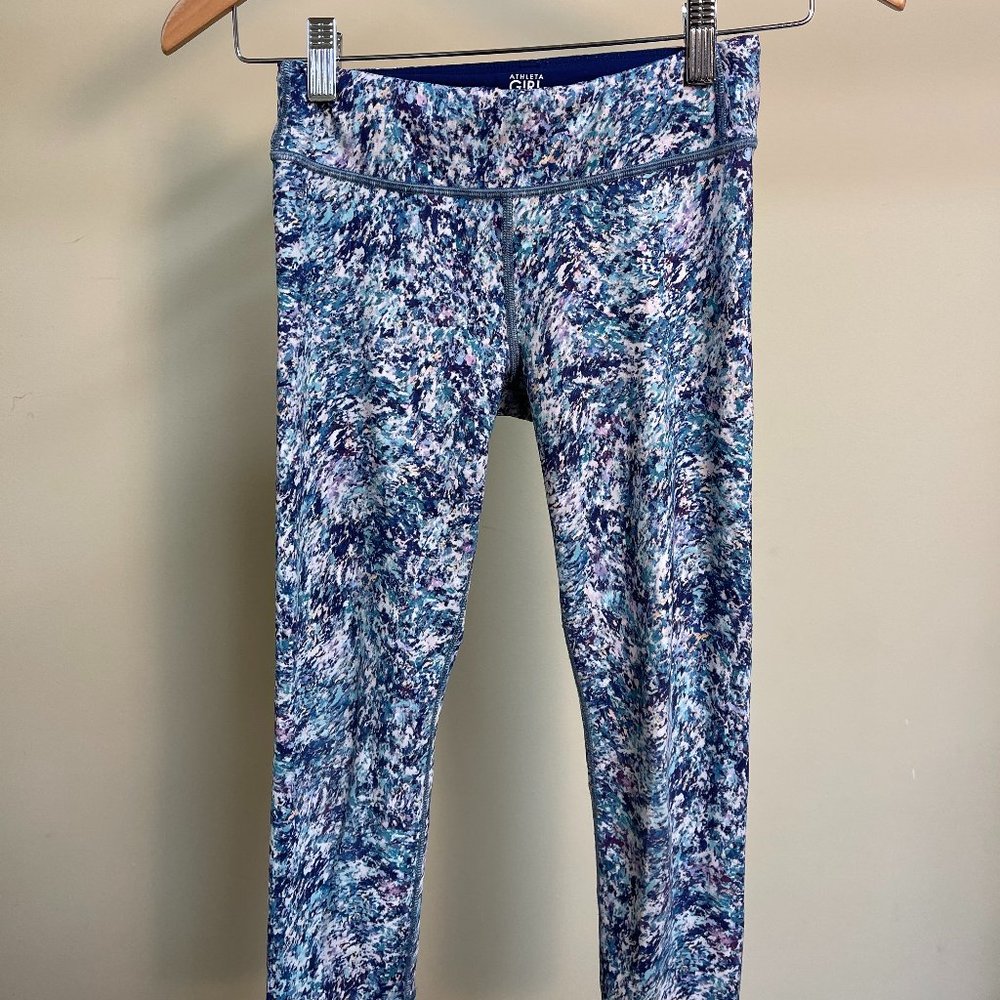 Athleta, Printed Chit Chat Capri, Size 12